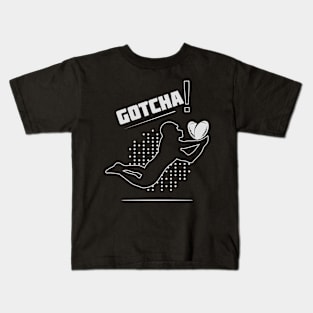 Football catching the heart Kids T-Shirt